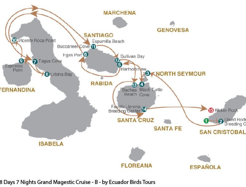 Grand Magestic Galapagos Cruise 15