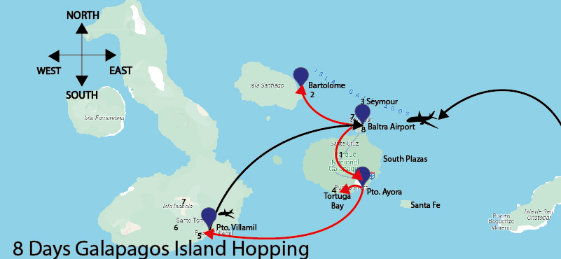 Galapagos Birding Maps by Ecuador Birds Tours 04
